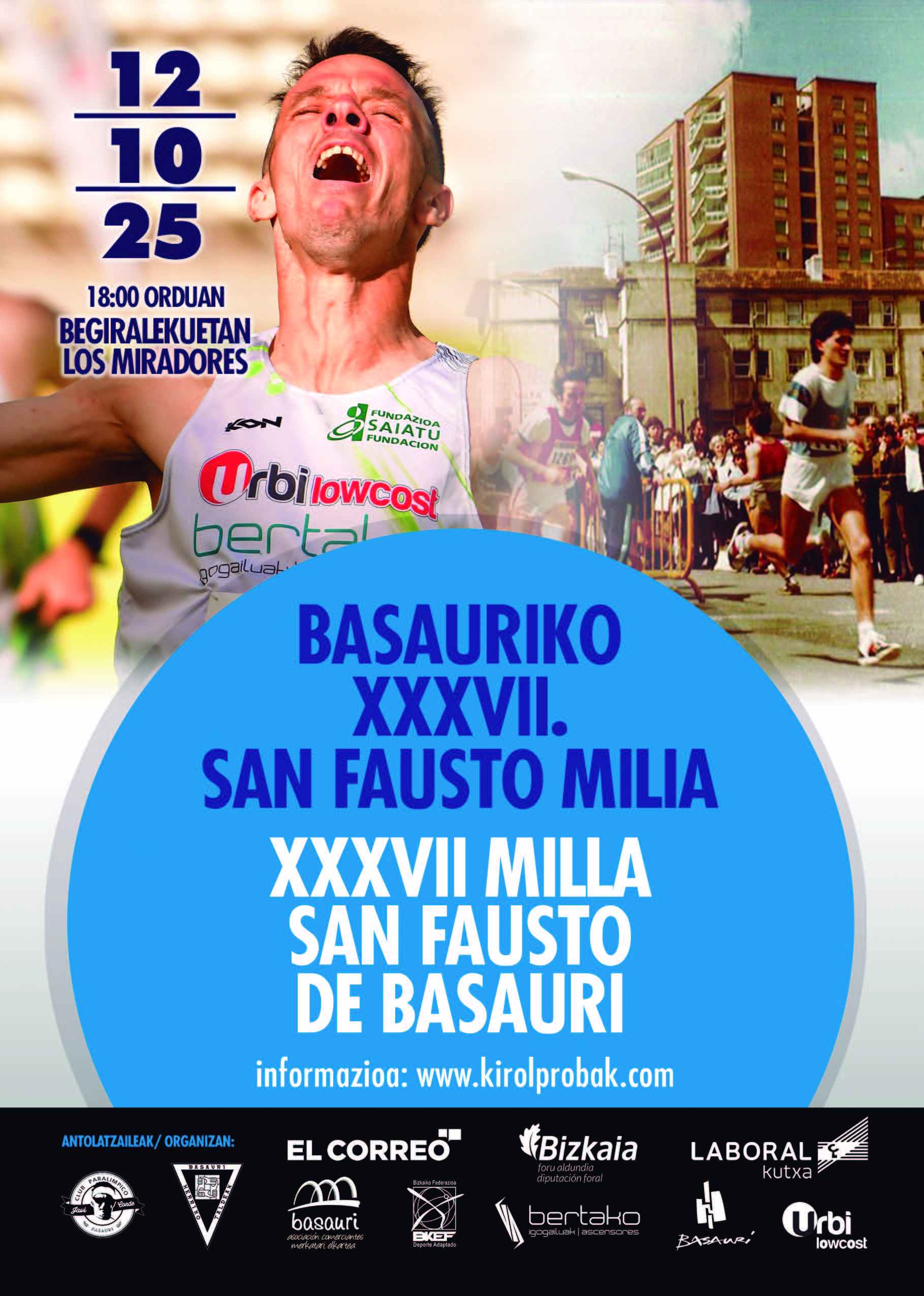 BASAURIKO XXXVII SAN FAUSTO MILIA - Inscríbete