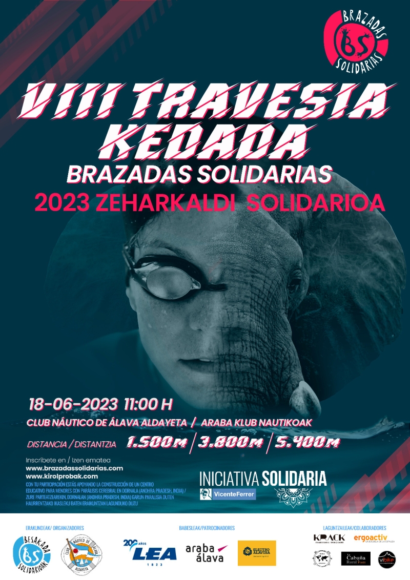 VIII KEDADA BRAZADAS SOLIDARIAS 2023 - Inscríbete VIII KEDADA BRAZADAS SOLIDARIAS 2023 - Inscríbete