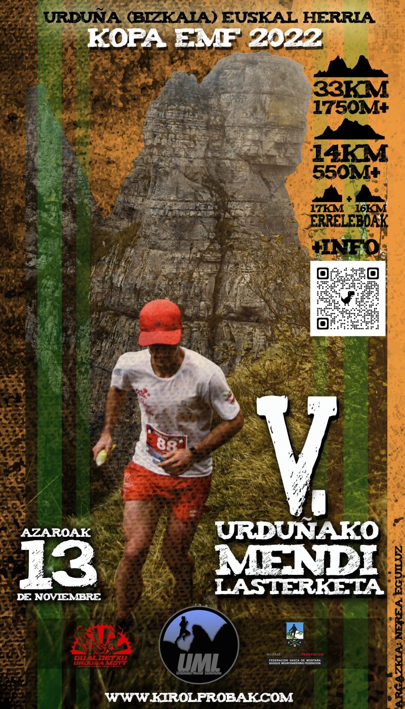 V. URDUÑAKO MENDI LASTERKETA  - Inscríbete V. URDUÑAKO MENDI LASTERKETA  - Inscríbete