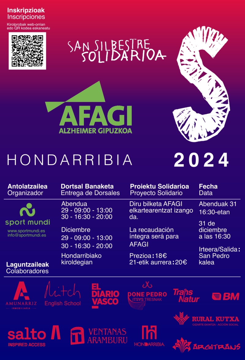 XV SAN SILVESTRE SPORT MUNDI HONDARRIBIA  - Inscríbete XV SAN SILVESTRE SPORT MUNDI HONDARRIBIA  - Inscríbete