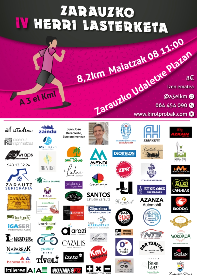 ZARAUZKO IV HERRI LASTERKETA - Inscríbete ZARAUZKO IV HERRI LASTERKETA - Inscríbete