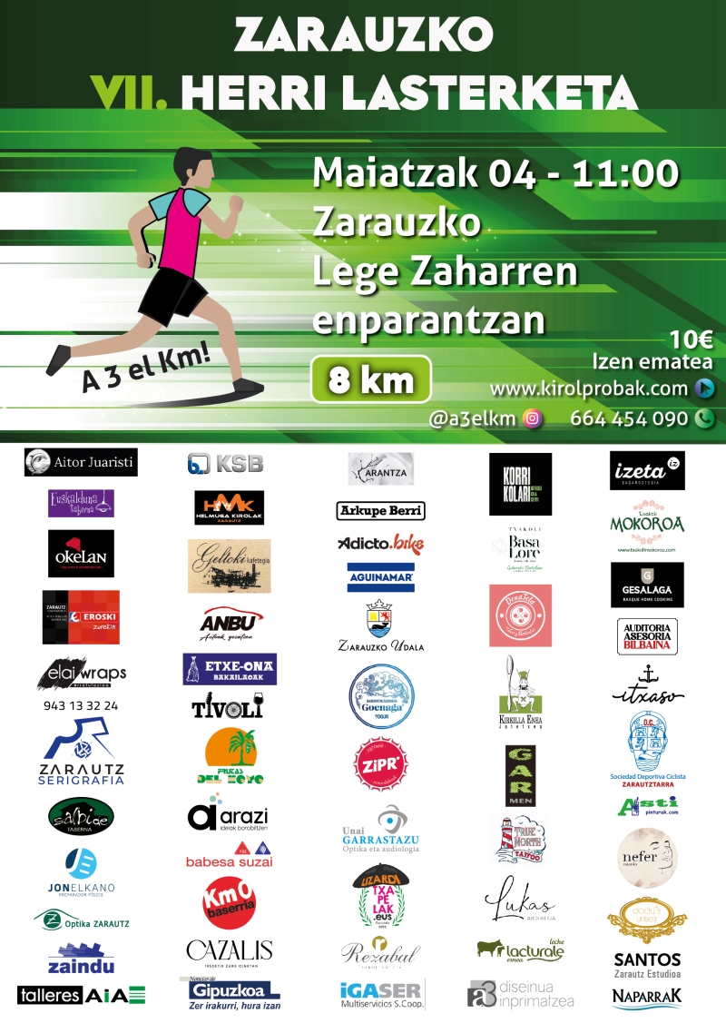 ZARAUZKO VII HERRI LASTERKETA - Inscríbete ZARAUZKO VII HERRI LASTERKETA - Inscríbete