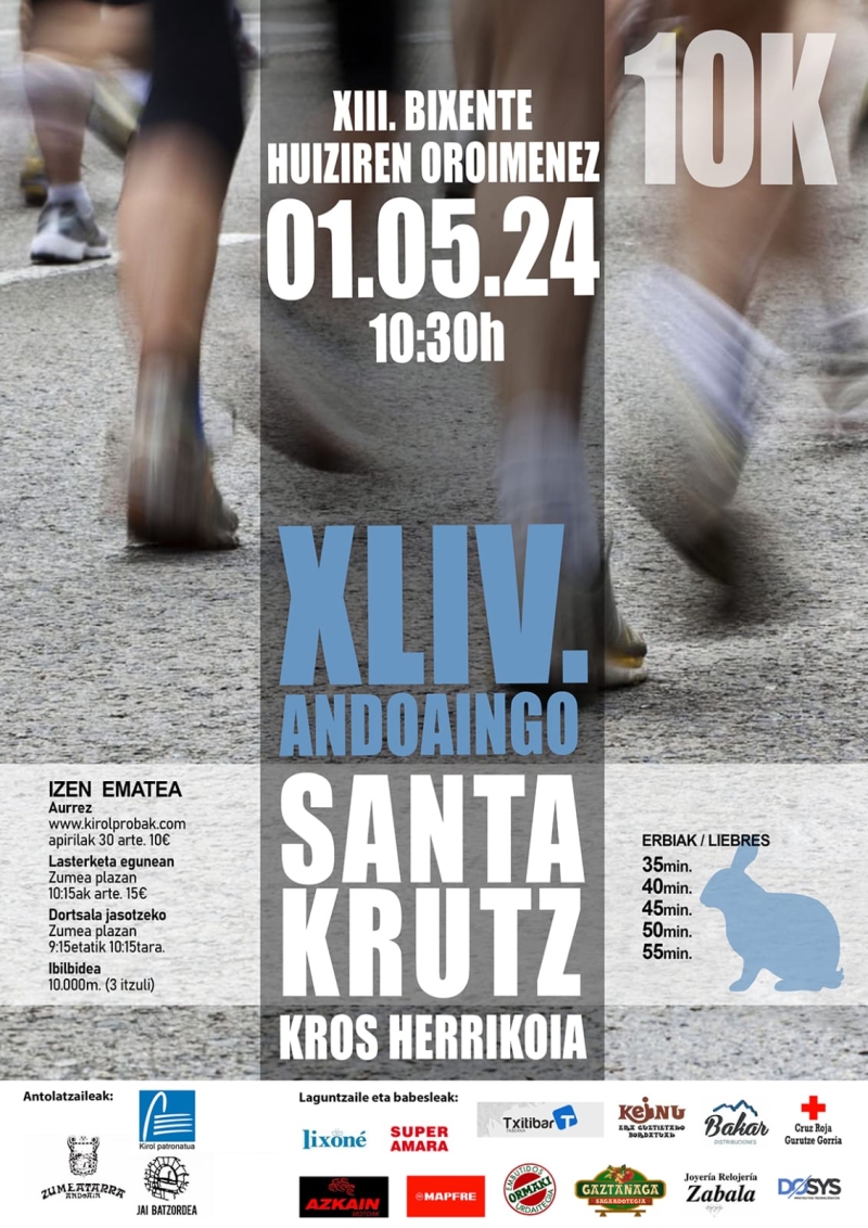 XLIV SANTA KRUTZ KROSS HERRIKOIA - Inscríbete XLIV SANTA KRUTZ KROSS HERRIKOIA - Inscríbete