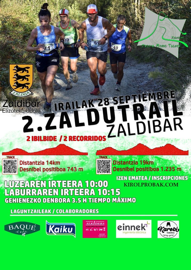 2. ZALDUTRAIL - Inscríbete 2. ZALDUTRAIL - Inscríbete